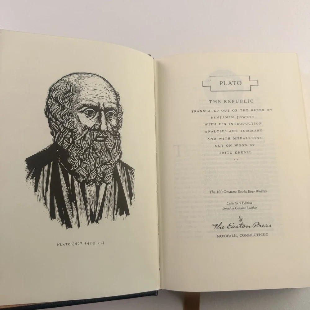 Plato - The Republic - Easton‎ Press Collector's Edition 1980 Leather Bound